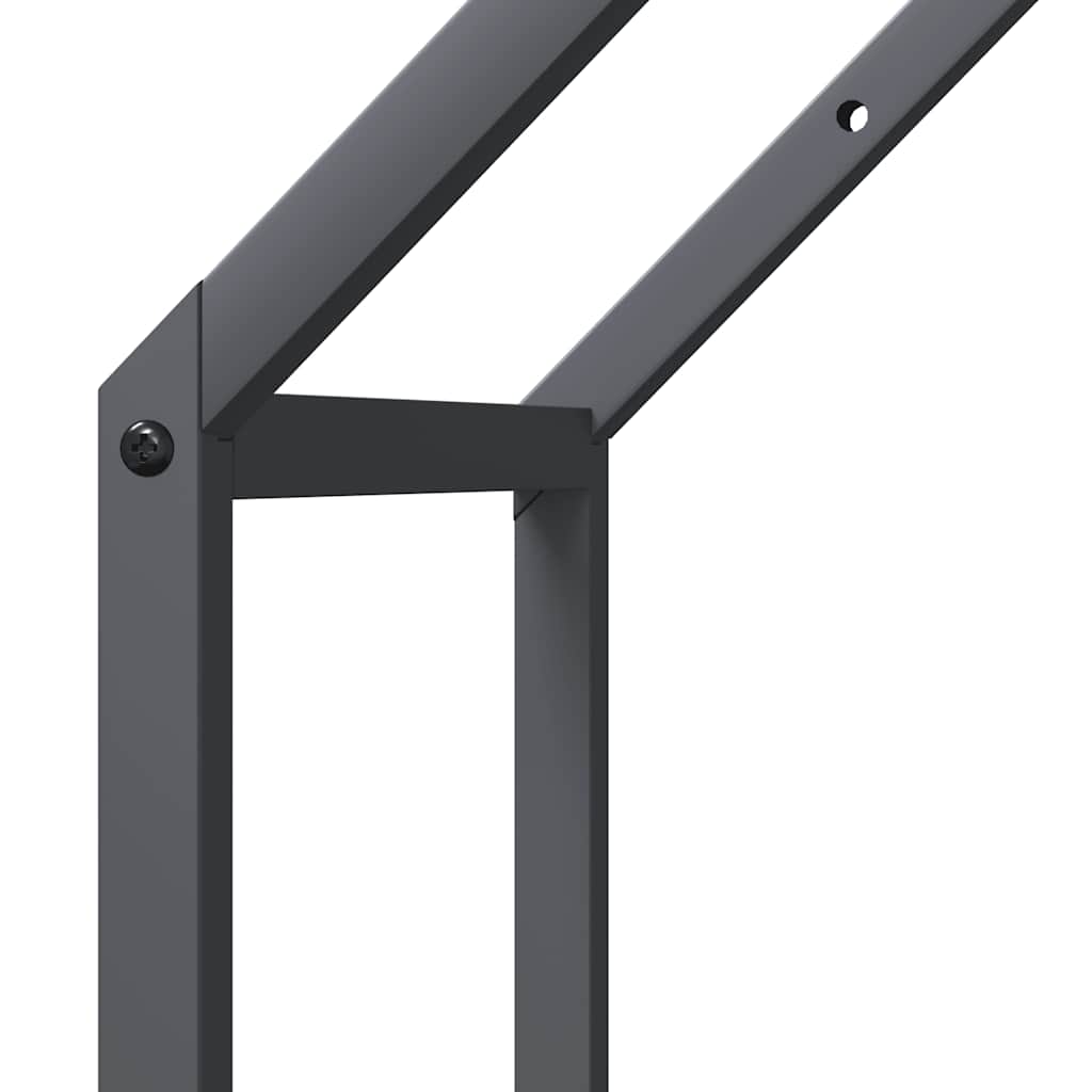 Firewood Rack Anthracite 40x25x60 cm Cold-rolled steel