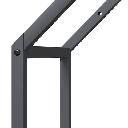 Firewood Rack Anthracite 40x25x60 cm Cold-rolled steel