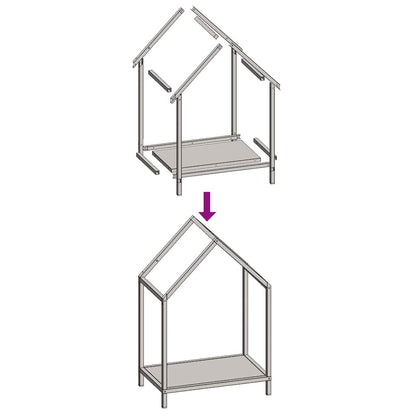 Firewood Rack Olive Green 40x25x60 cm Cold-rolled steel