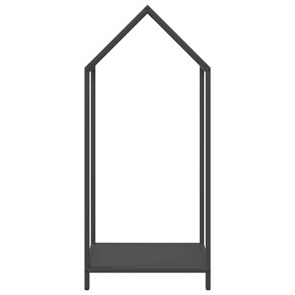 Firewood Rack Black 40x25x90 cm Cold-rolled steel