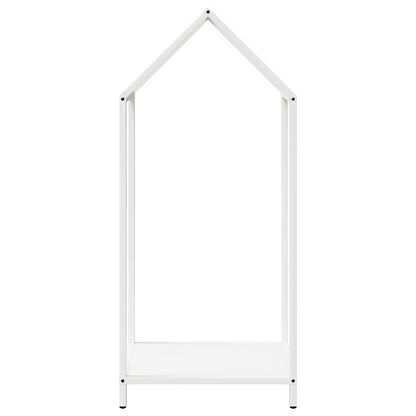 Firewood Rack White 40x25x90 cm Cold-rolled steel