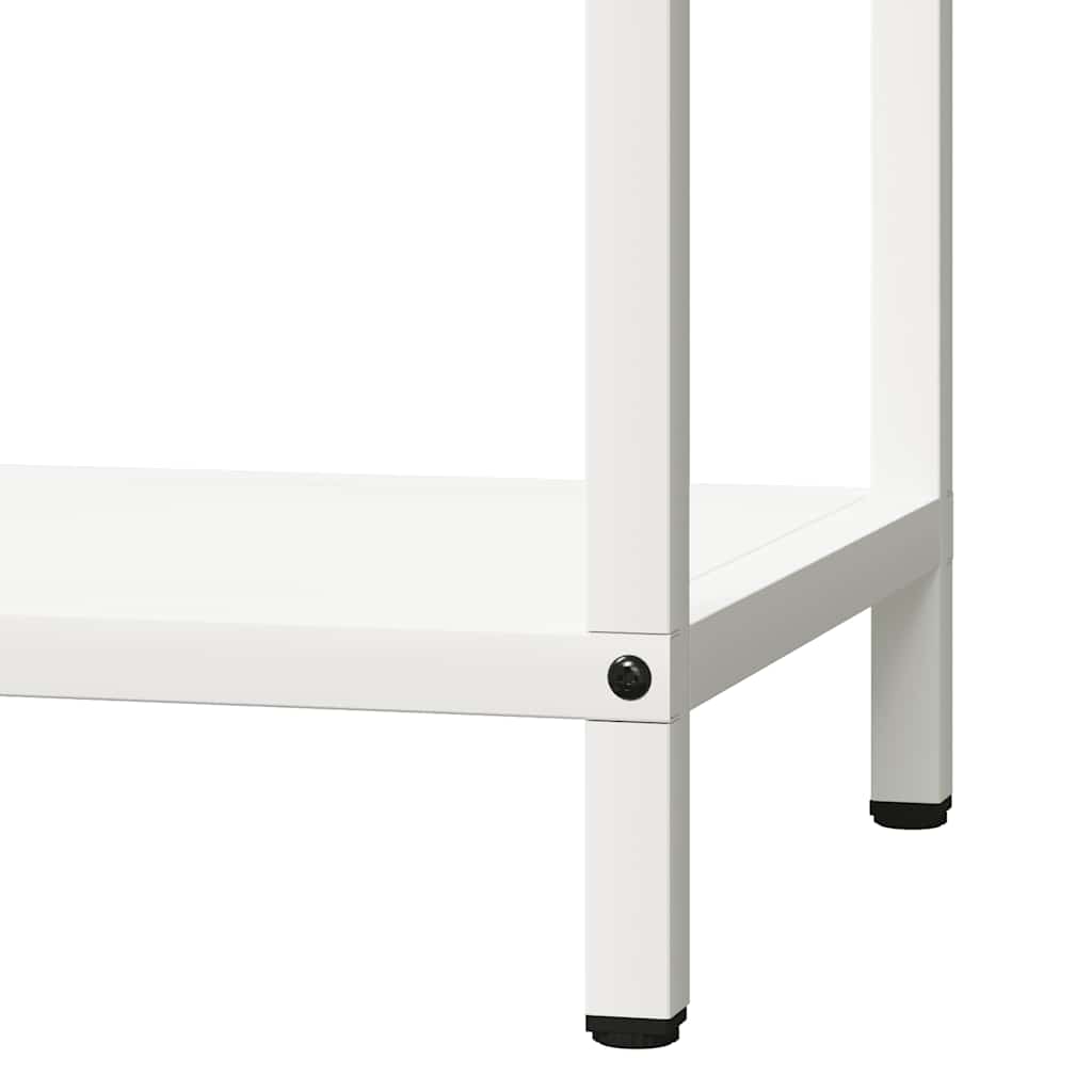 Firewood Rack White 40x25x90 cm Cold-rolled steel