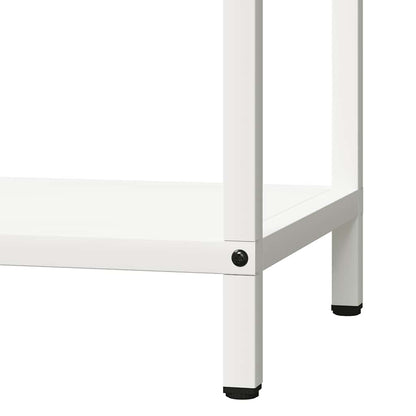 Firewood Rack White 40x25x90 cm Cold-rolled steel