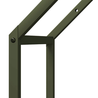 Firewood Rack Olive Green 40x25x90 cm Cold-rolled steel