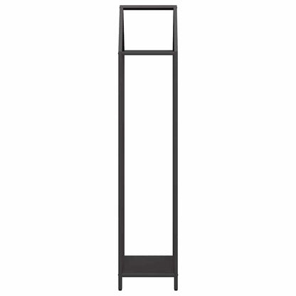 Firewood Rack Black 40x25x120 cm Cold-rolled steel