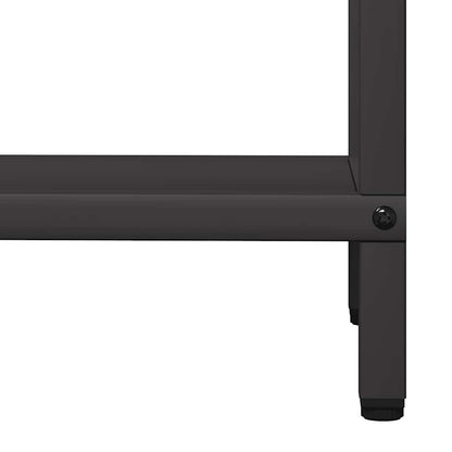 Firewood Rack Black 40x25x120 cm Cold-rolled steel