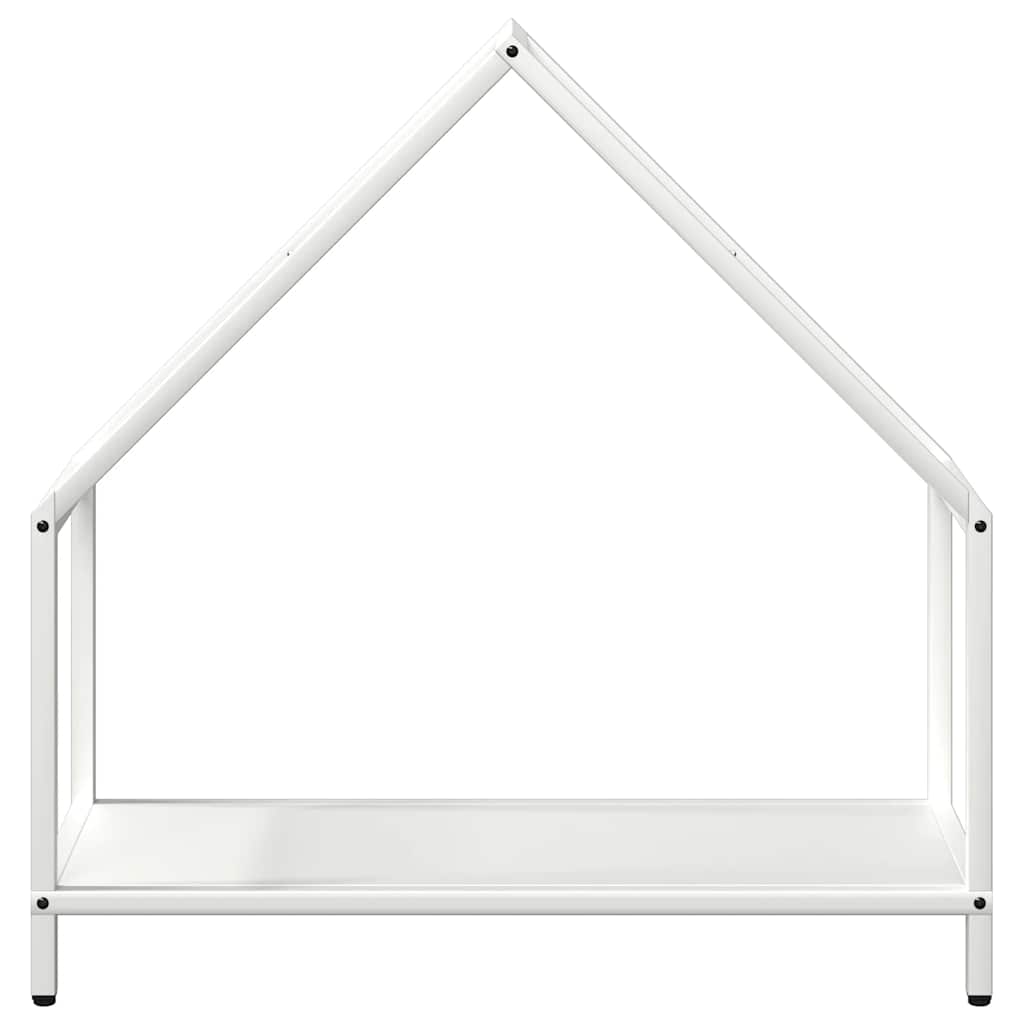Firewood Rack White 60x25x60 cm Cold-rolled steel