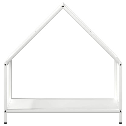 Firewood Rack White 60x25x60 cm Cold-rolled steel
