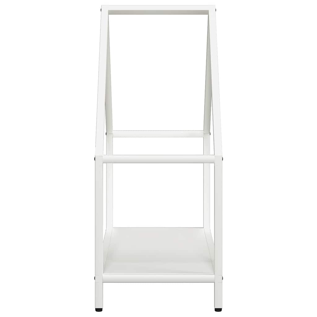 Firewood Rack White 60x25x60 cm Cold-rolled steel