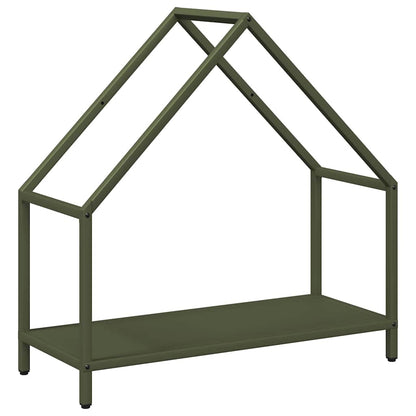 Firewood Rack Olive Green 60x25x60 cm Cold-rolled steel