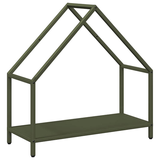 Firewood Rack Olive Green 60x25x60 cm Cold-rolled steel