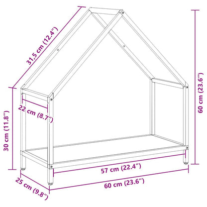 Firewood Rack Olive Green 60x25x60 cm Cold-rolled steel