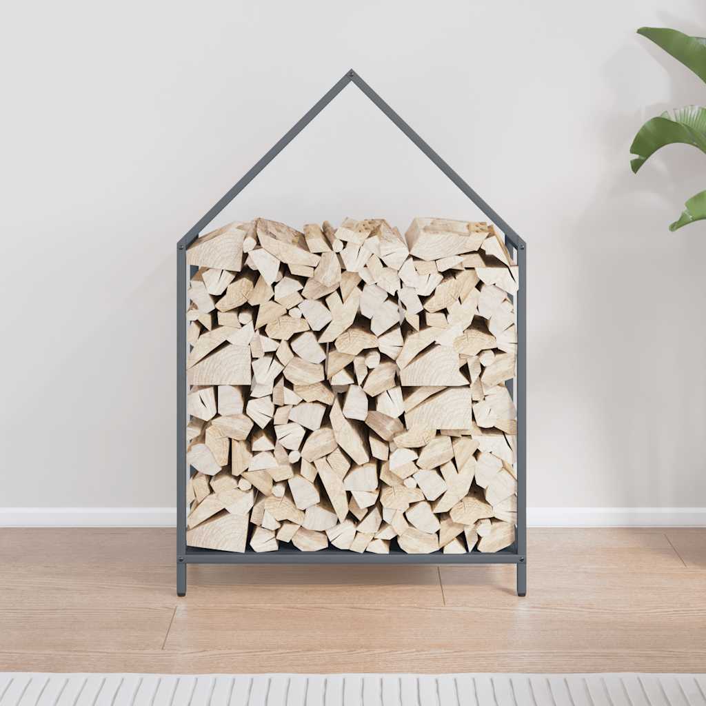 Firewood Rack Anthracite 60x25x90 cm Cold-rolled steel