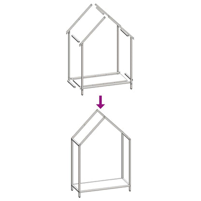 Firewood Rack Anthracite 60x25x90 cm Cold-rolled steel