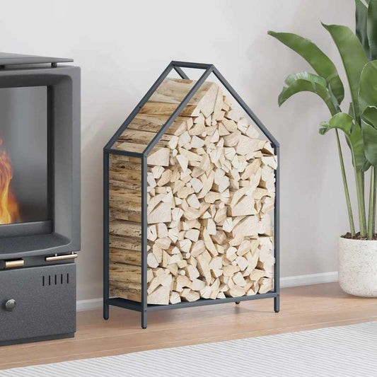 Firewood Rack Anthracite 60x25x90 cm Cold-rolled steel
