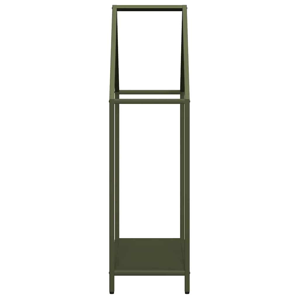 Firewood Rack Olive Green 60x25x90 cm Cold-rolled steel