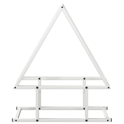 Firewood Rack White 50x25x60 cm Cold-rolled steel