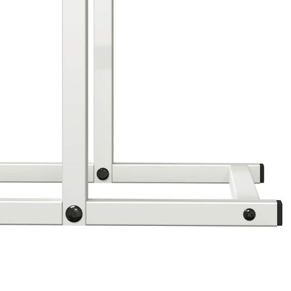 Firewood Rack White 50x25x60 cm Cold-rolled steel