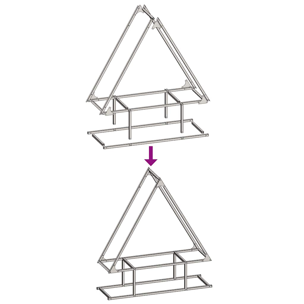 Firewood Rack Black 80x25x90 cm Cold-rolled steel