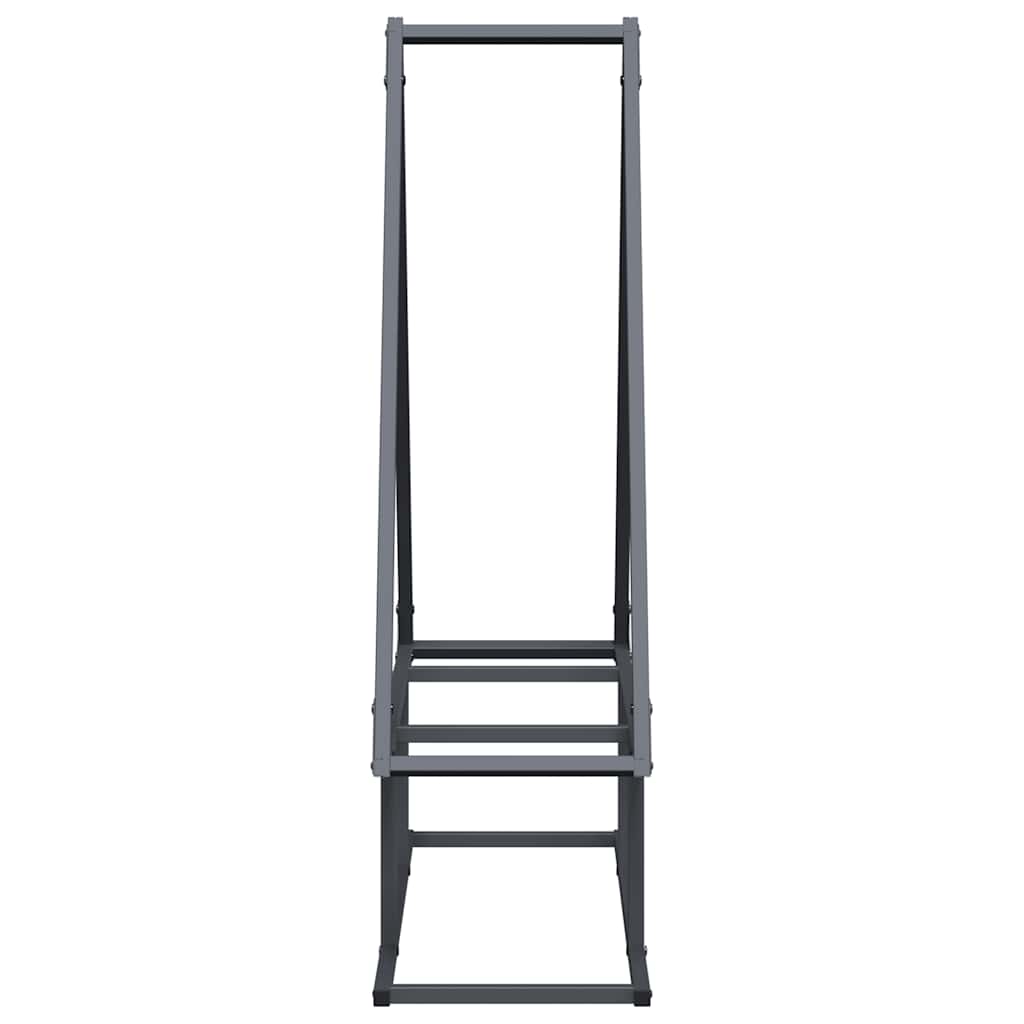 Firewood Rack Anthracite 80x25x90 cm Cold-rolled steel