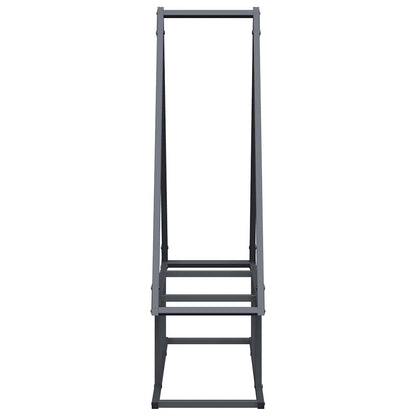 Firewood Rack Anthracite 80x25x90 cm Cold-rolled steel