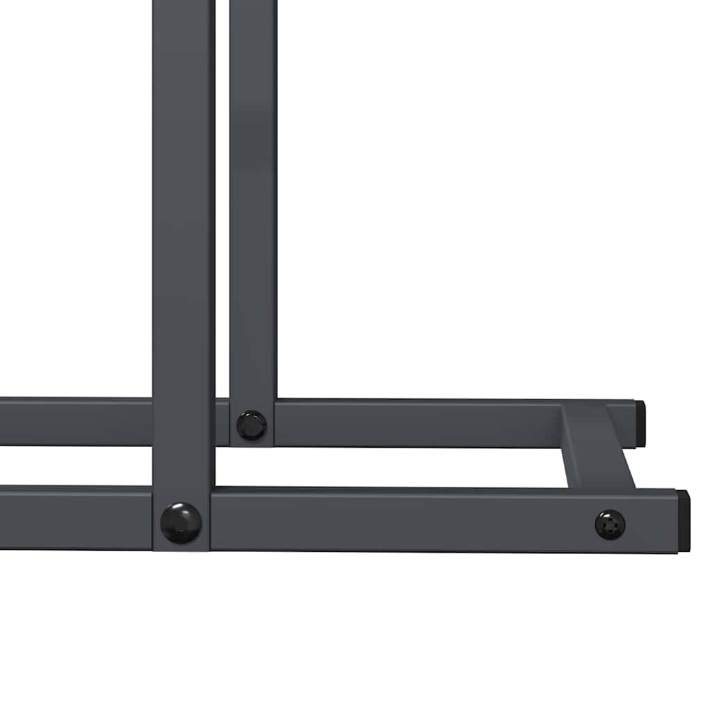 Firewood Rack Anthracite 80x25x90 cm Cold-rolled steel