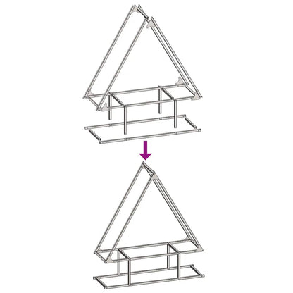 Firewood Rack Olive Green 80x25x90 cm Cold-rolled steel