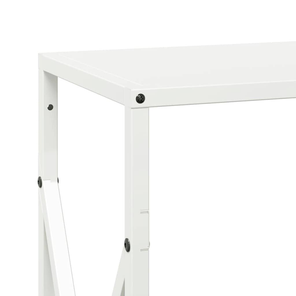 Firewood Rack White 34x25x70 cm Cold-rolled steel
