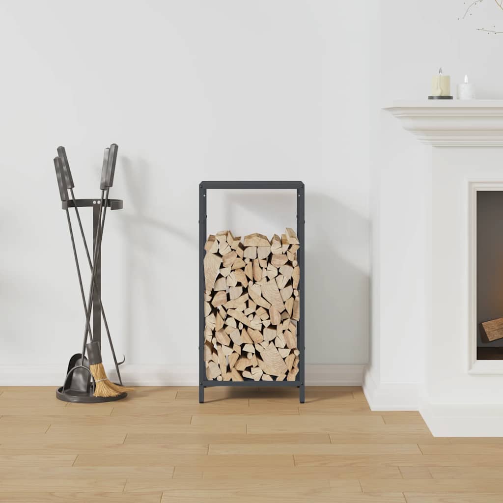 Firewood Rack Anthracite 34x25x70 cm Cold-rolled steel