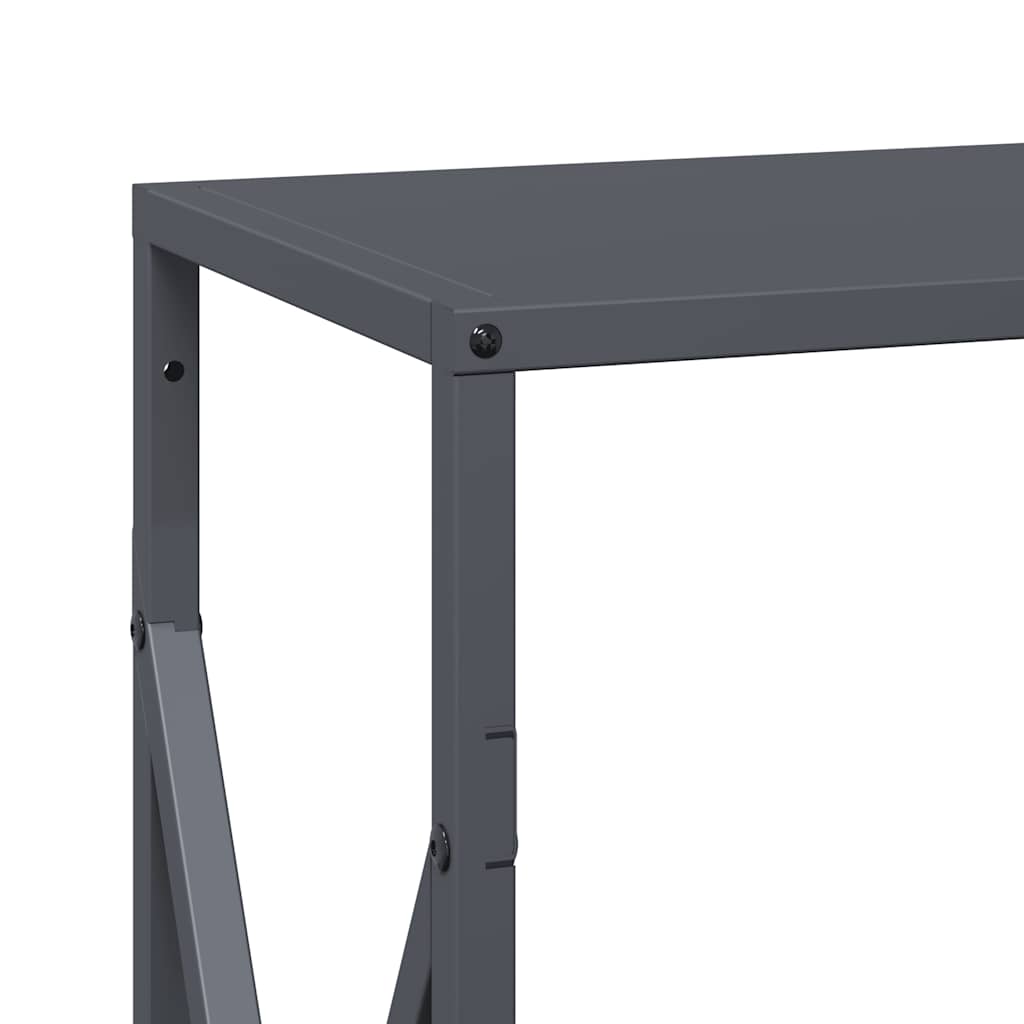 Firewood Rack Anthracite 34x25x70 cm Cold-rolled steel