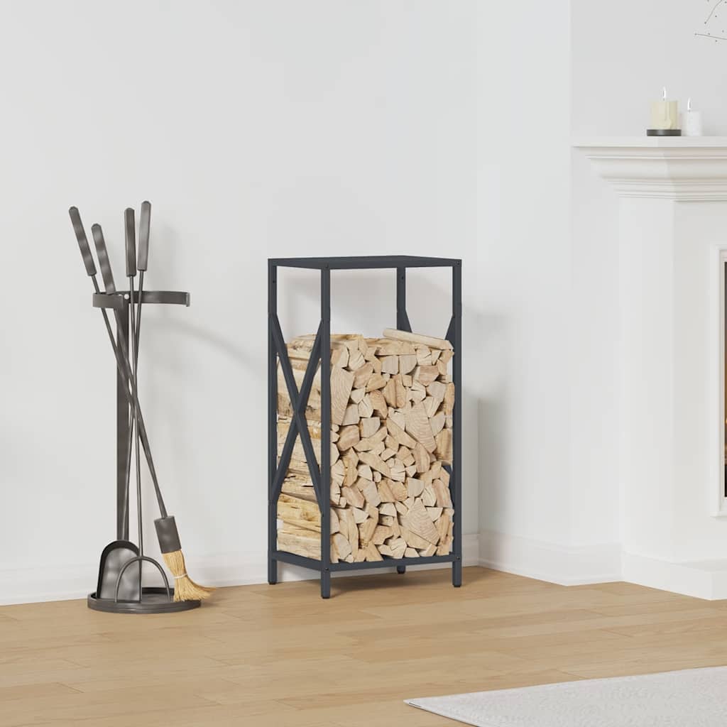 Firewood Rack Anthracite 34x25x70 cm Cold-rolled steel