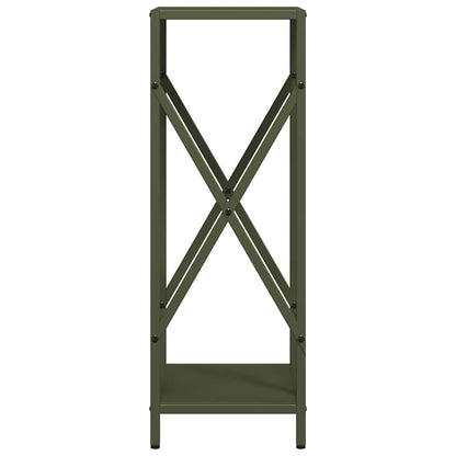 Firewood Rack Olive Green 34x25x70 cm Cold-rolled steel