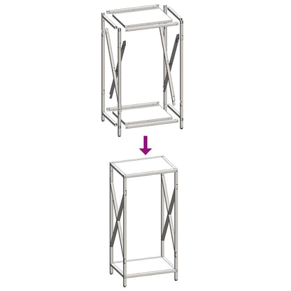 Firewood Rack Olive Green 34x25x70 cm Cold-rolled steel