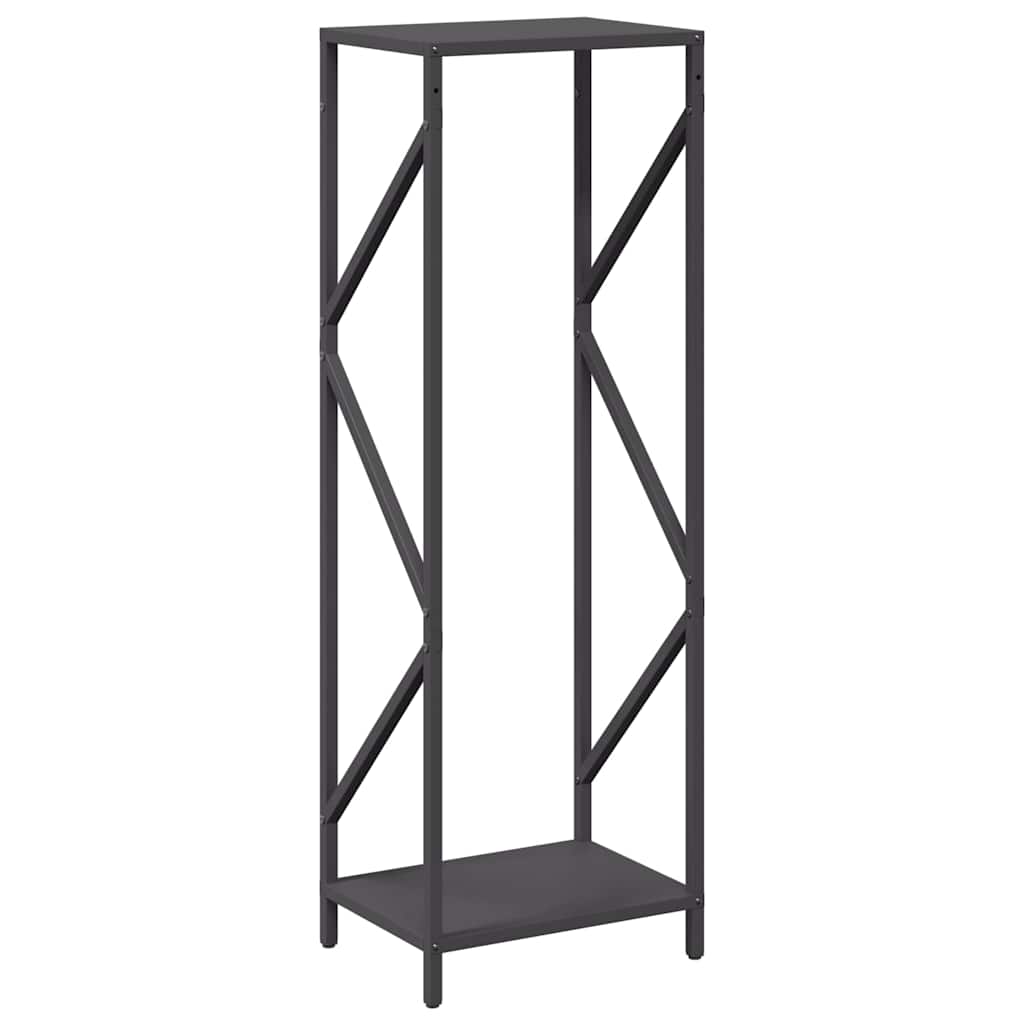 Firewood Rack Black 34x25x100 cm Cold-rolled steel