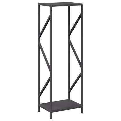 Firewood Rack Black 34x25x100 cm Cold-rolled steel