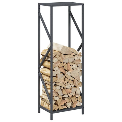 Firewood Rack Anthracite 34x25x100 cm Cold-rolled steel
