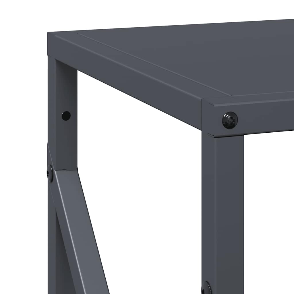 Firewood Rack Anthracite 34x25x100 cm Cold-rolled steel