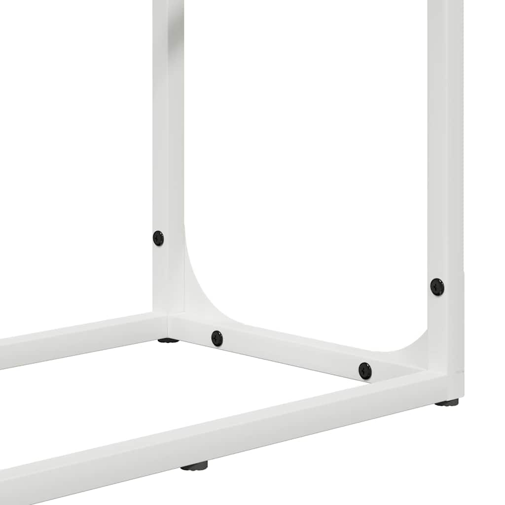 Firewood Rack White 60x25x100 cm Cold-rolled steel