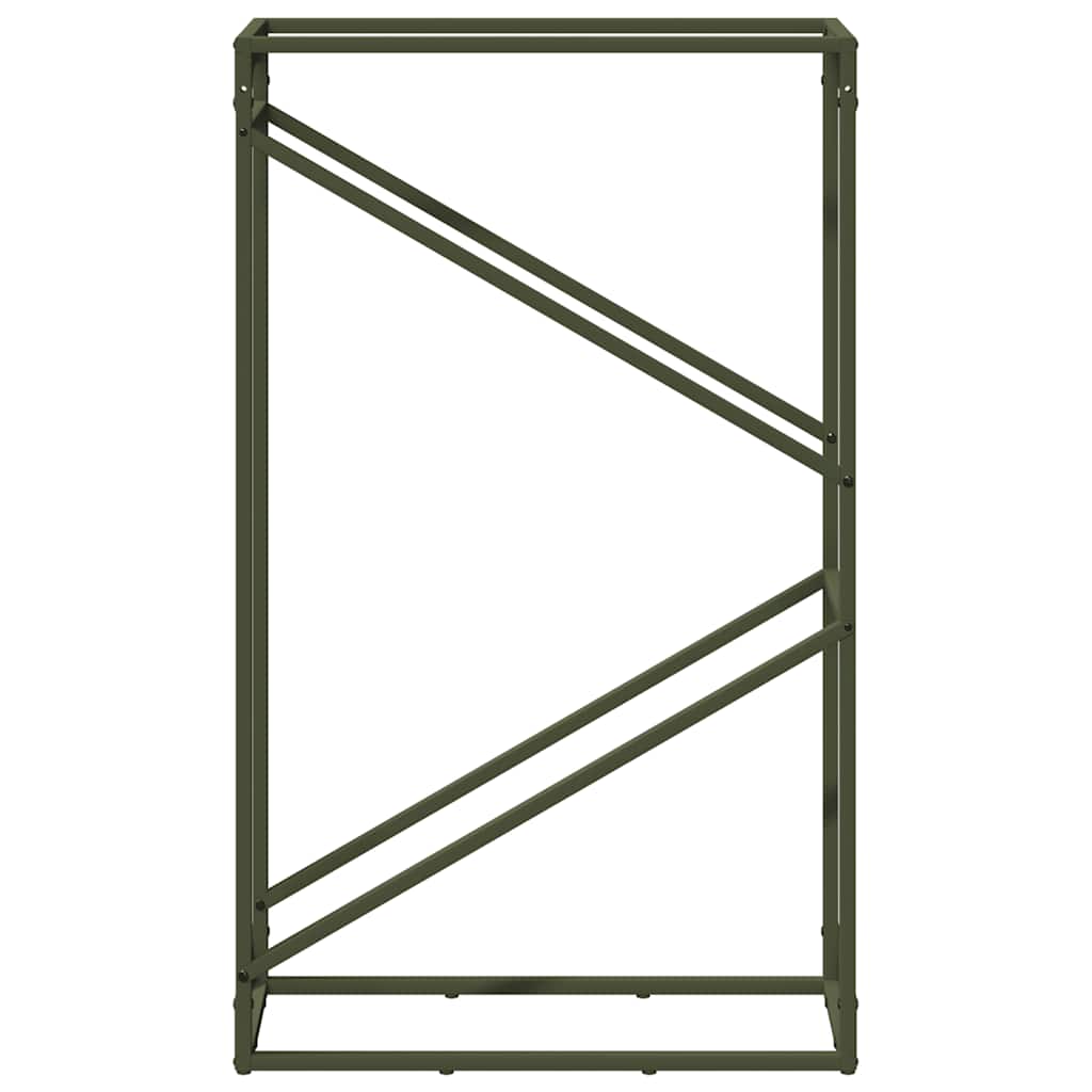 Firewood Rack Olive Green 60x25x100 cm Cold-rolled steel