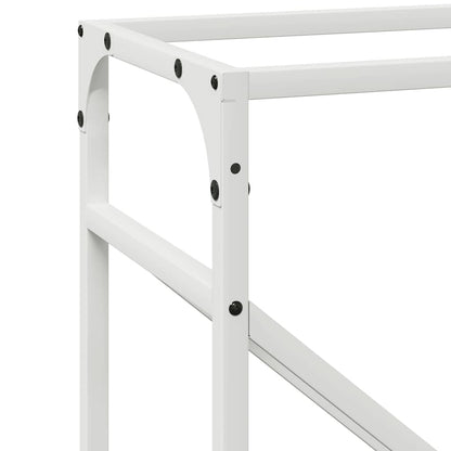 Firewood Rack White 40x25x100 cm Cold-rolled steel