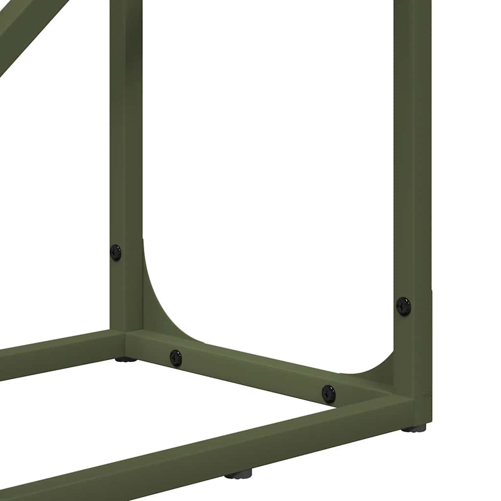 Firewood Rack Olive Green 40x25x100 cm Cold-rolled steel