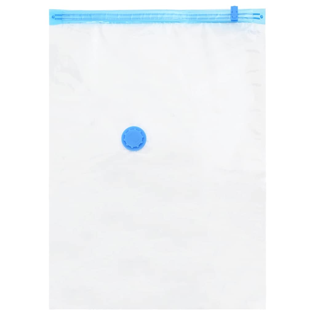 Storage Bags 50 pcs Transparent and Blue 70 x 50 cm