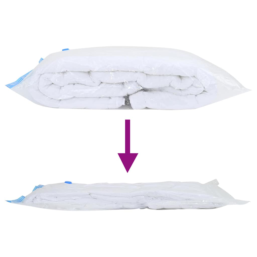 Storage Bags 50 pcs Transparent and Blue 100 x 80 cm