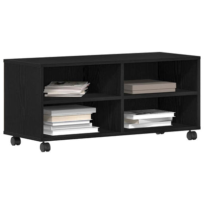 TV Cabinet Black 90 x 35 x 40.5 cm Engineered wood