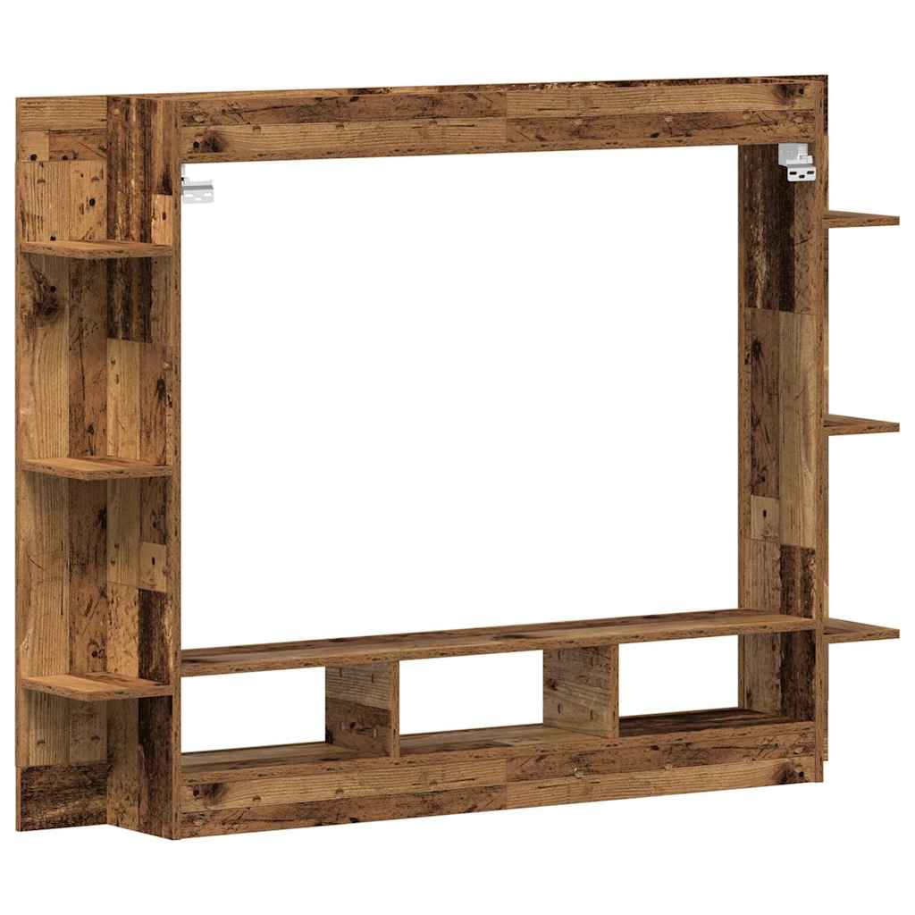 TV Cabinet Old wood 152 x 22 x 113 cm Engineered wood