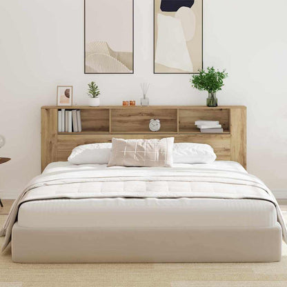 Headboard Cabinet Artisan Oak Engineered Wood