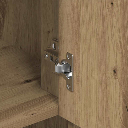 Wall Cabinet Artisan Oak 80 x 33 x 80 cm Engineered Wood