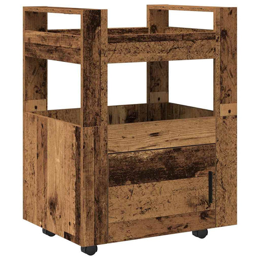 Kitchen Trolley Old wood 60 x 45 x 80 cm Engineered Wood