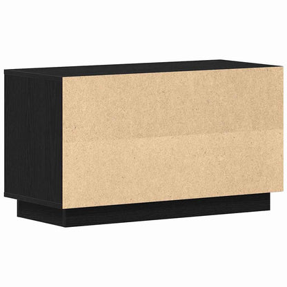 TV Cabinet Black oak 80 x 35 x 45 cm Engineered wood