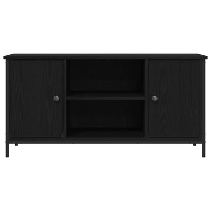 TV Cabinet Black oak 100 x 40 x 50 cm Engineered wood